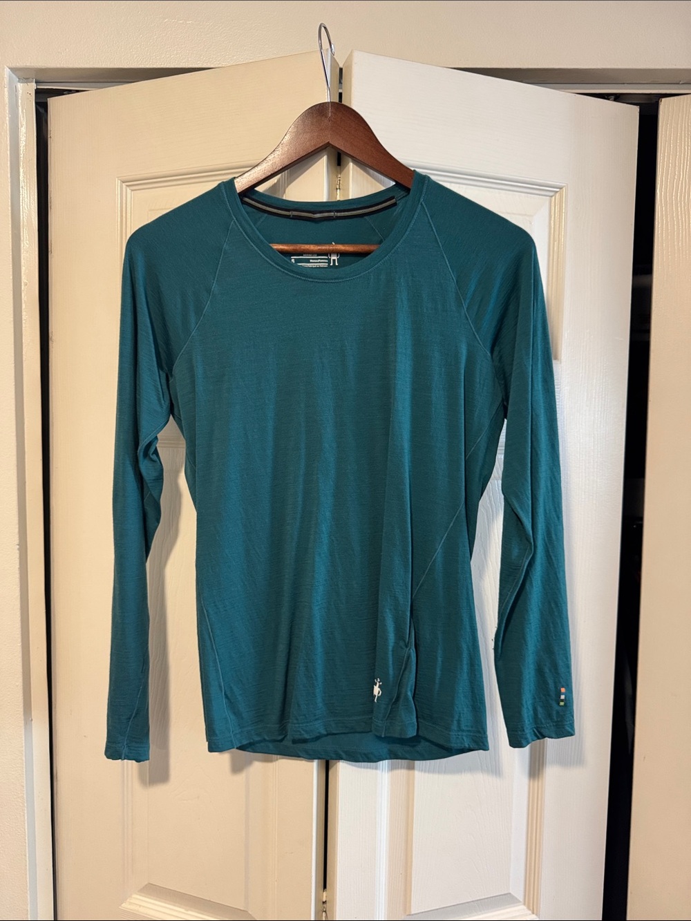 Smartwool classic all season merino long sleeve base layer women’s top small